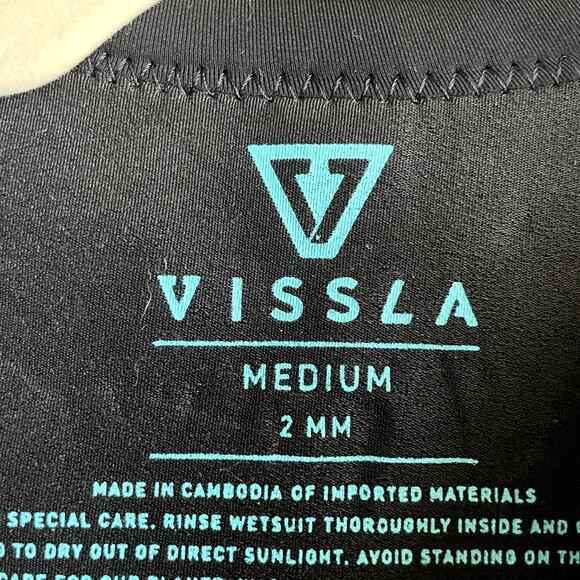 Vissla 2MM Sleeveless Wetsuit Top Medium - Picture 7 of 8
